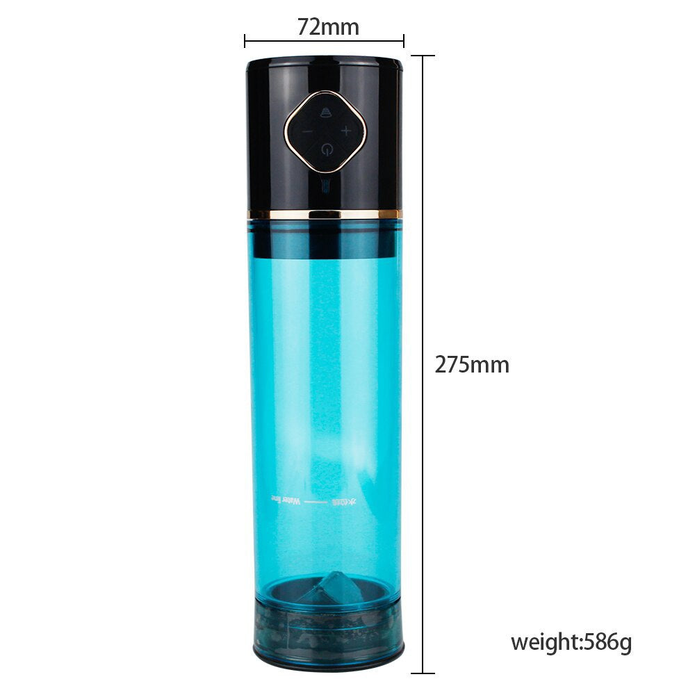 Water Bath Penis Enlargement Air Vacuum Pump Penis Extender With Spa Men Sex Toys Electric Penis Pump Male Masturbator