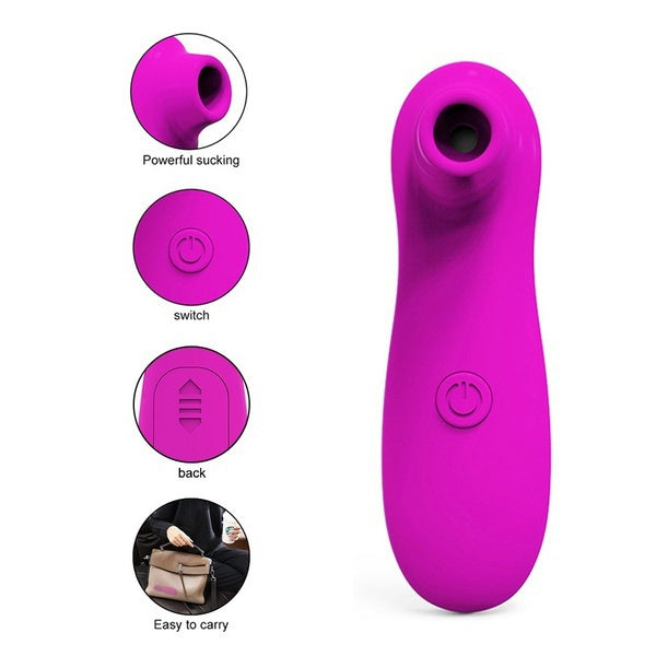 Adult Oral Clit Stimulator Female Sub Flex Toys Female Strong Oral Sex Clit Sucking Vibrator Nipples G Spot Masturbator