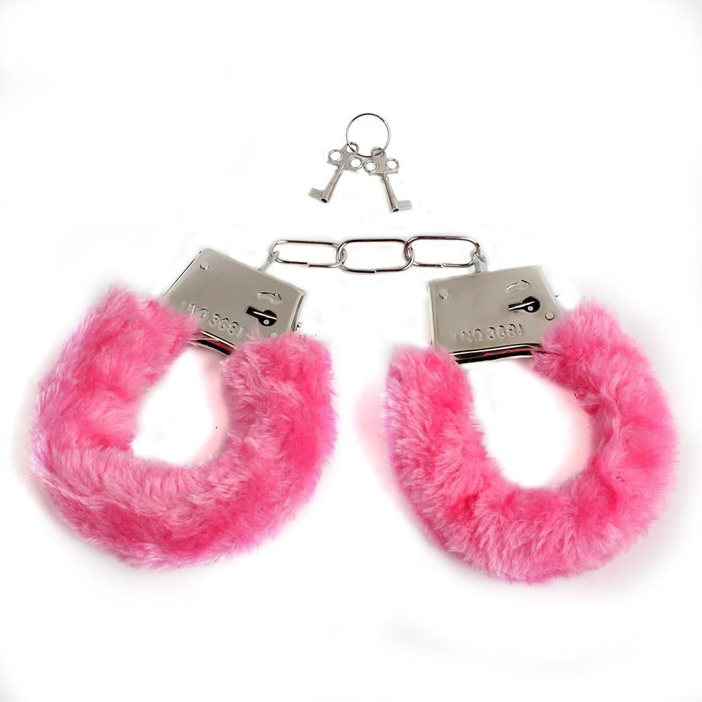 SM Bondage Furry Soft Metal Handcuffs Adult Games Chastity Sex Toys For Couple Role-playing Erotic Products