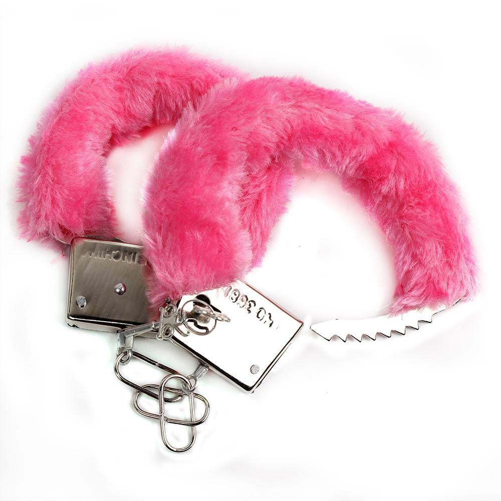 SM Bondage Furry Soft Metal Handcuffs Adult Games Chastity Sex Toys For Couple Role-playing Erotic Products