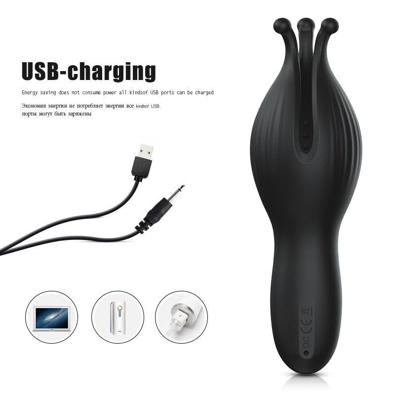 Male Masturbator Cup Pen-is Massager Vibrator Stamina Trainer Glans Vibrator Clim-ax Delay Trainer Sex Toy for Men