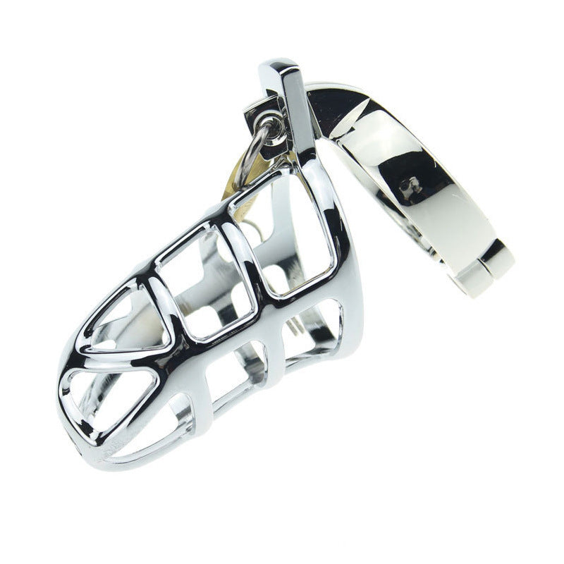 【Chastity Lock】Metal chastity lock penis penis bondage CB6000 birdcage lock sex adult products