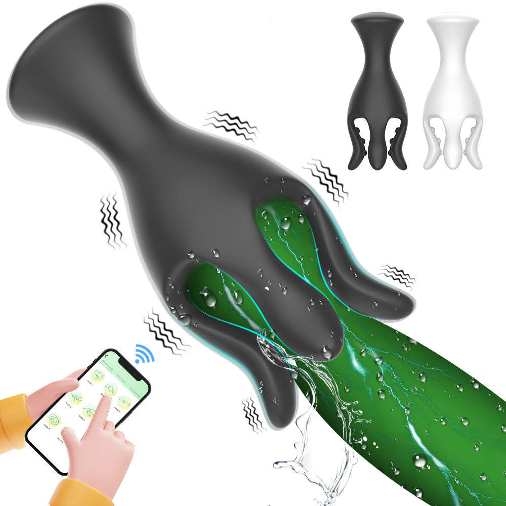 【APP Application】Male Masturbation Vibration Men's Penis Trainer Sex Products Exercise Bullet Electric Vibration Plane Cup