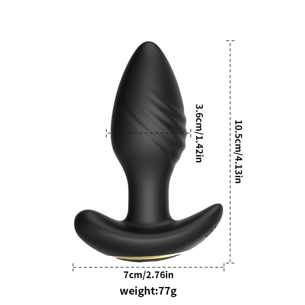 【APP Application】Wholesale of adult products manufacturers Wireless remote control Rotation and twist vibration Anchor type silicone backyard anal plug massager