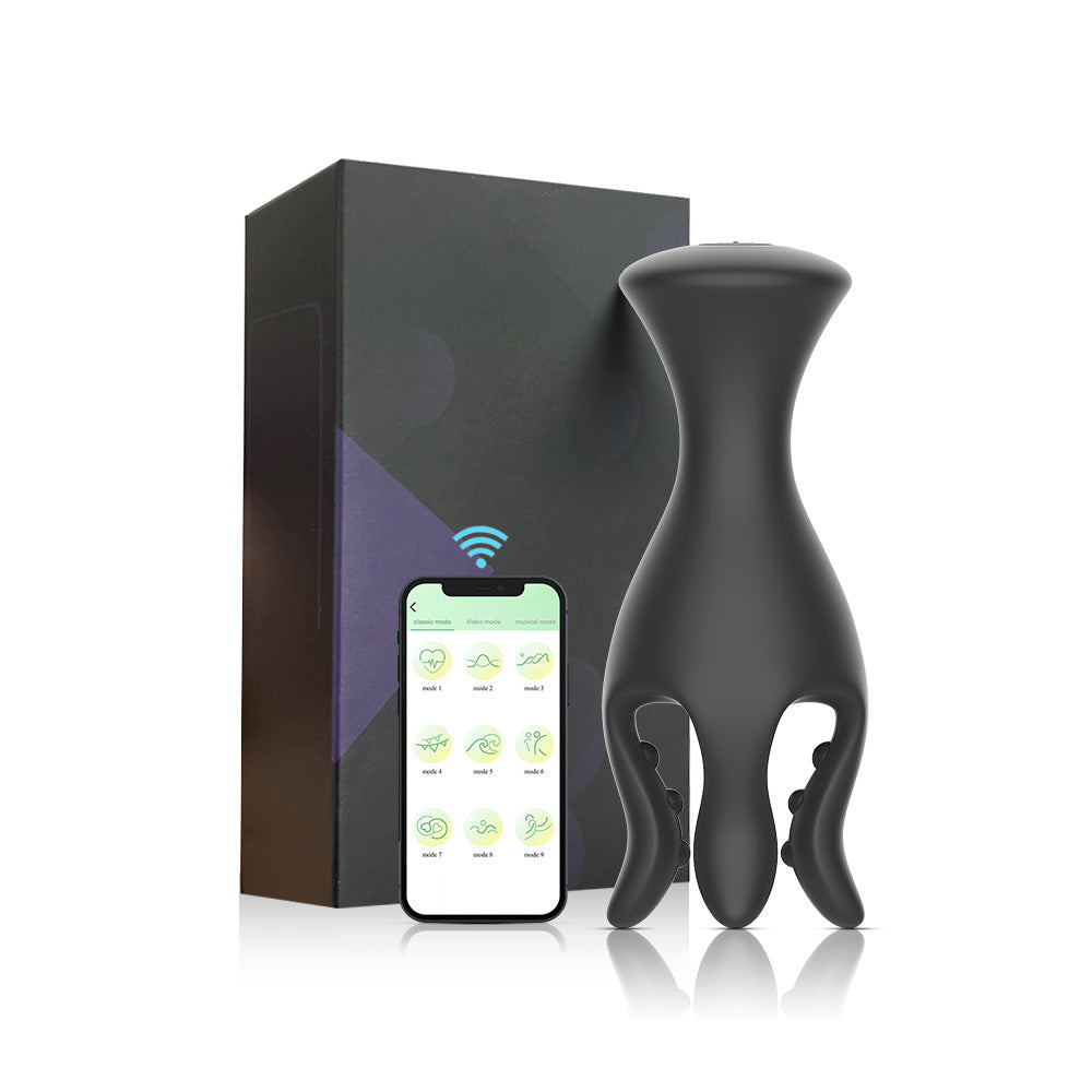 【APP Application】Male Masturbation Vibration Men's Penis Trainer Sex Products Exercise Bullet Electric Vibration Plane Cup