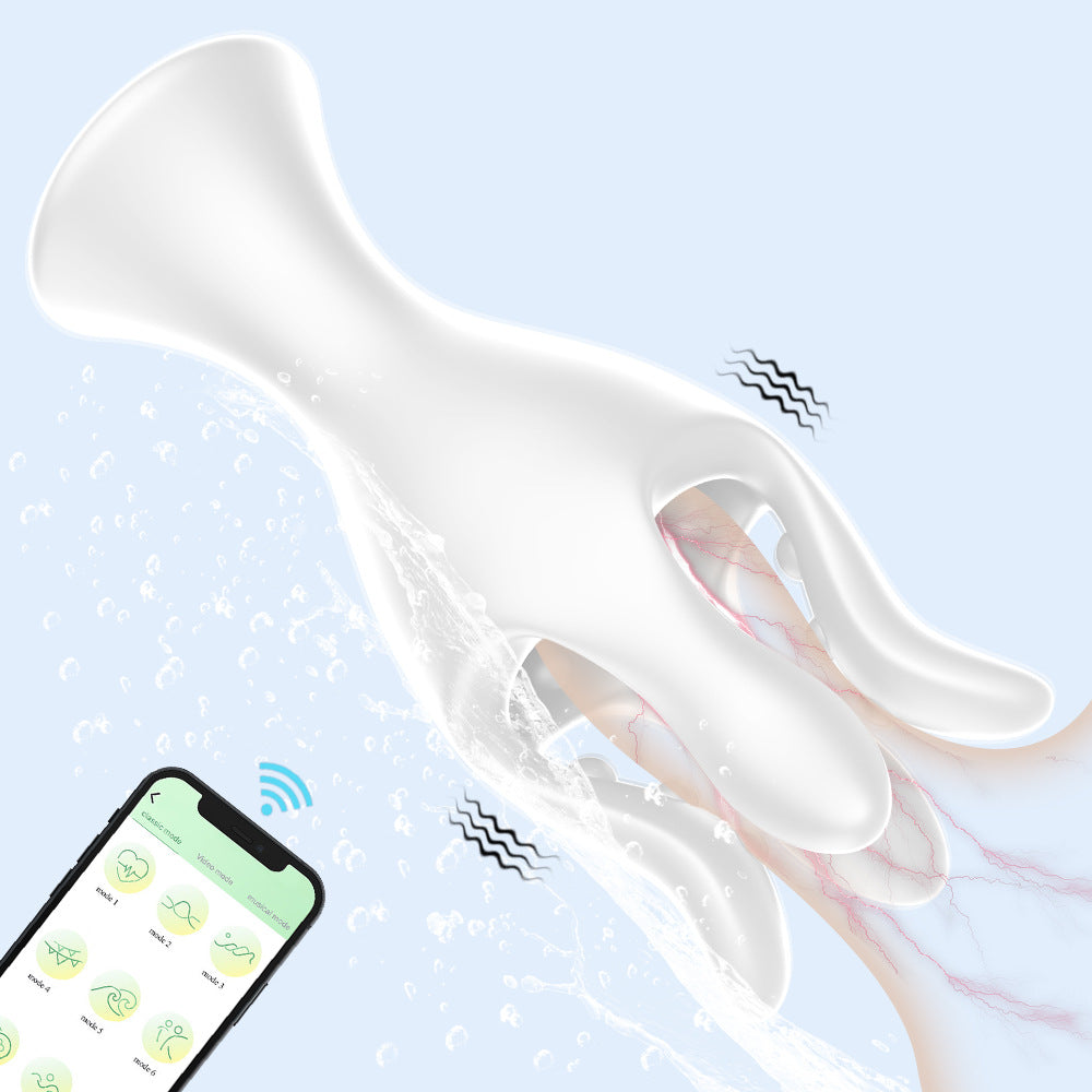 【APP Application】Male Masturbation Vibration Men's Penis Trainer Sex Products Exercise Bullet Electric Vibration Plane Cup