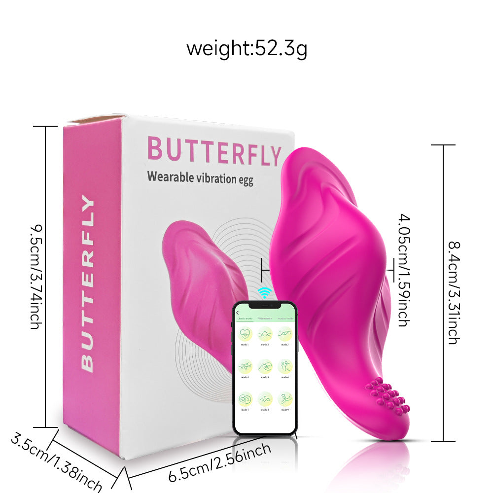 【APP Application】Mengdie wireless invisible wearing APP remote control no distance sex jumping egg female masturbator adult products wholesale