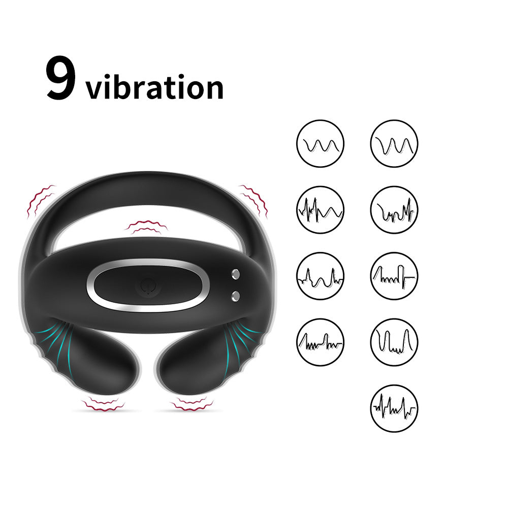 【APP Application】Adult products manufacturers wholesale Barugo APP remote control three vibration wear charging silicone delay lock ring