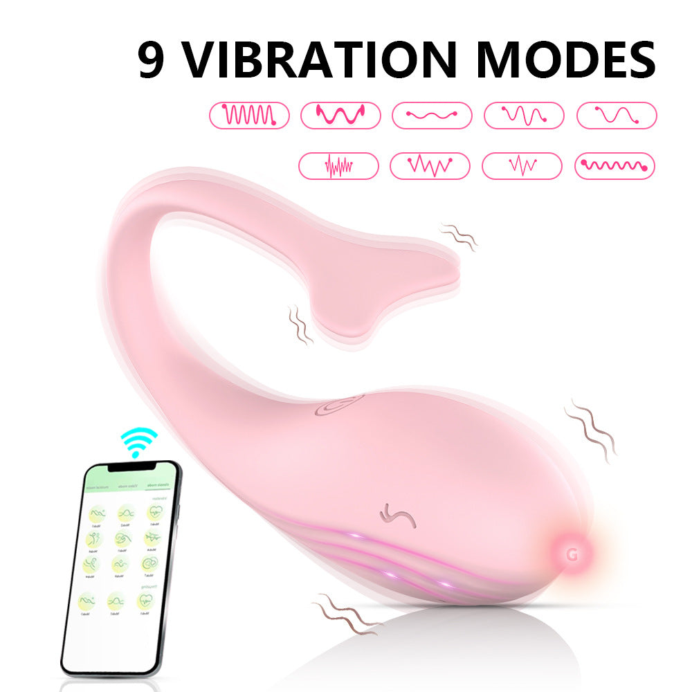 【APP Application】Dolphin Shuibao APP jumping egg female wearing masturbator wireless remote control massage charging sex toys, sex products