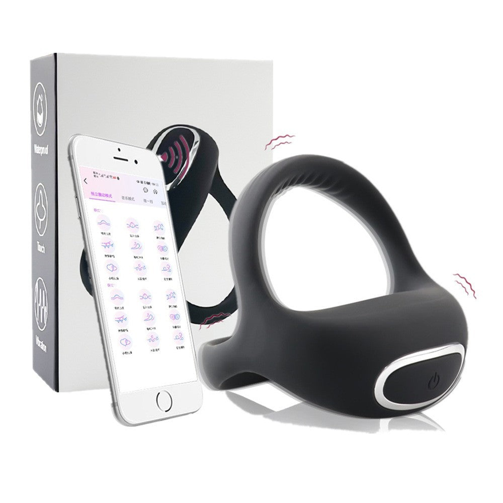 【APP Application】Adult products manufacturers wholesale Liluya three-pronged men's lock fine ring silicone delay ring diamond ring husband and wife products