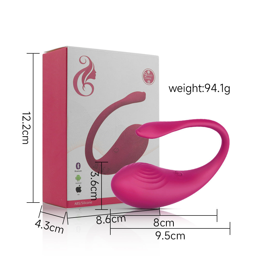 【APP Application】Wireless APP remote control tadpole jumping egg silicone charging fun jumping egg female masturbator adult products