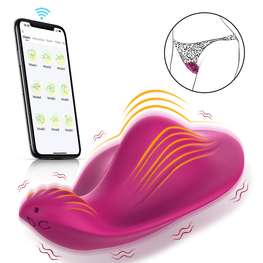 【APP Application】Mengdie wireless invisible wearing APP remote control no distance sex jumping egg female masturbator adult products wholesale