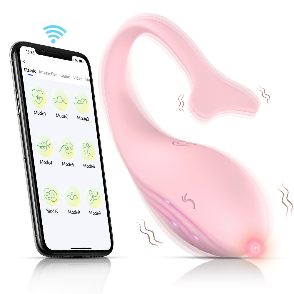 【APP Application】Dolphin Shuibao APP jumping egg female wearing masturbator wireless remote control massage charging sex toys, sex products