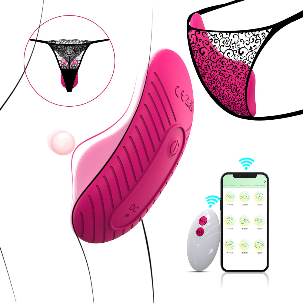 【APP Application】Wholesale of adult products Britney wears panties jumping egg women's APP remote track magnetic massage masturbator