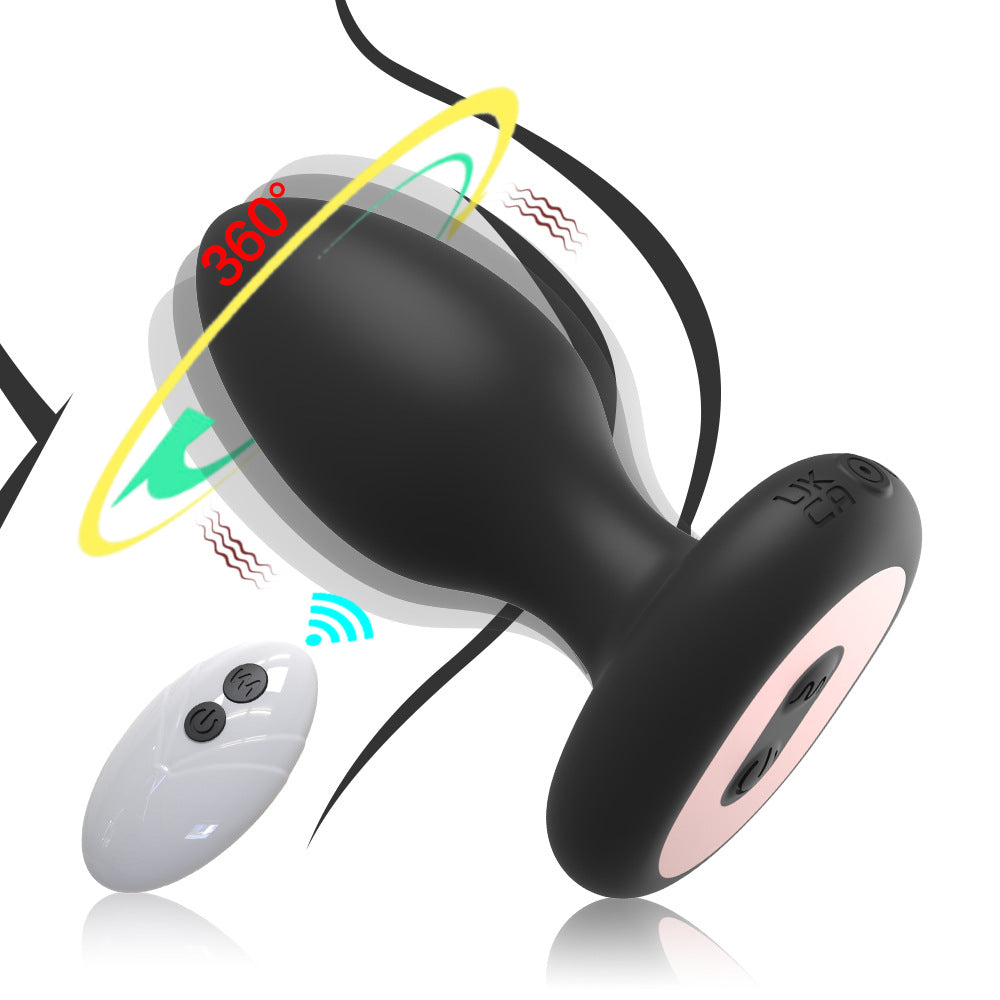 【APP Application】Wholesale from adult products manufacturers, Valia charging remote control APP smooth surface twisting vibration silicone backyard anal plug