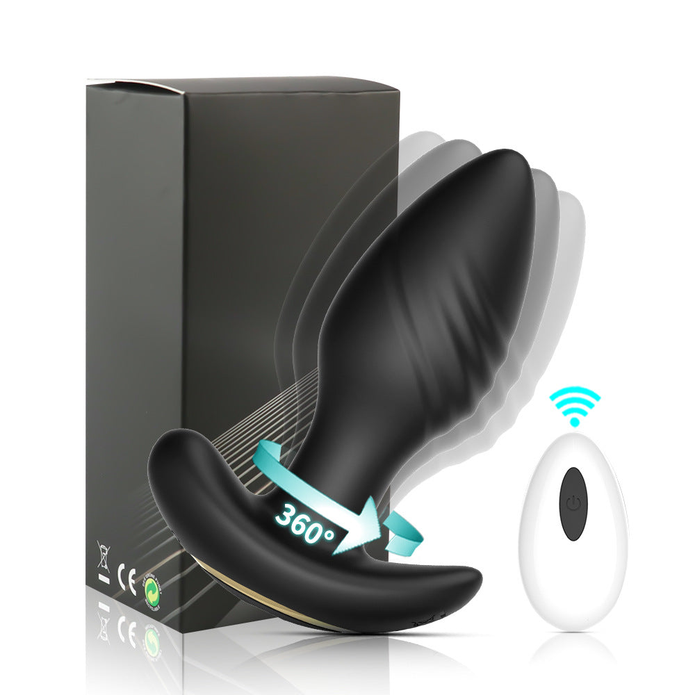 【APP Application】Wholesale of adult products manufacturers Wireless remote control Rotation and twist vibration Anchor type silicone backyard anal plug massager