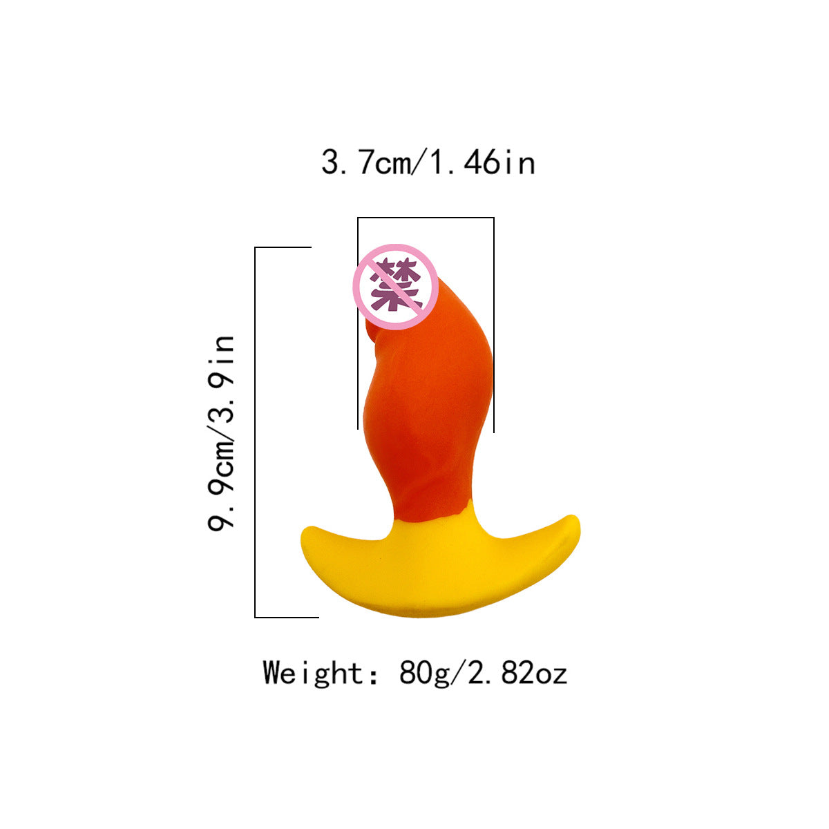 Orissi silicone gradual change anal plug simulation penis G point backyard men and women massage anal dilator sex hair