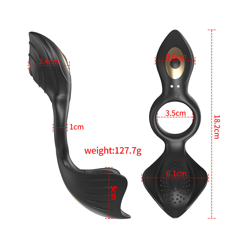 【APP Application】Wholesale of adult products manufacturers, charging APP remote control swan egg shock silicone men's lock fine ring husband and wife products