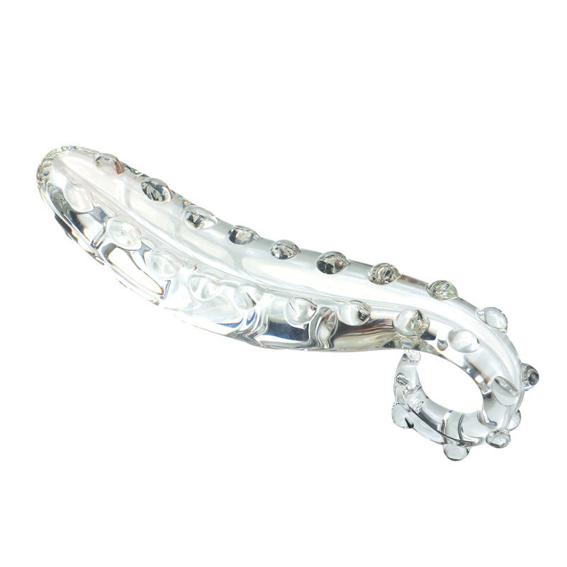 Crystal Mark Manual Crystal Dick Female Backyard Anal Plug Masturbator Glass Rod