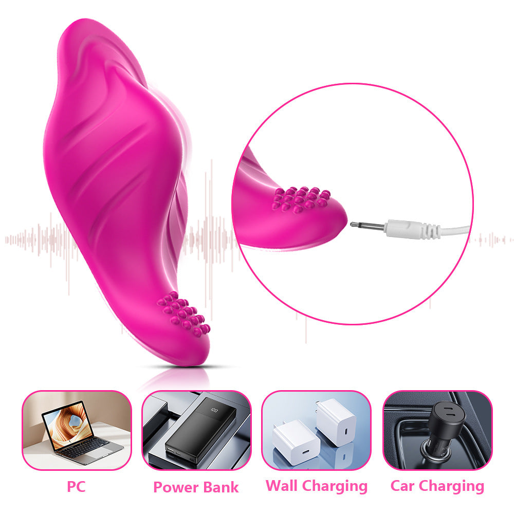 【APP Application】Mengdie No. 2 wireless invisible wearing APP remote control distance-free fun jumping egg female masturbator adult products