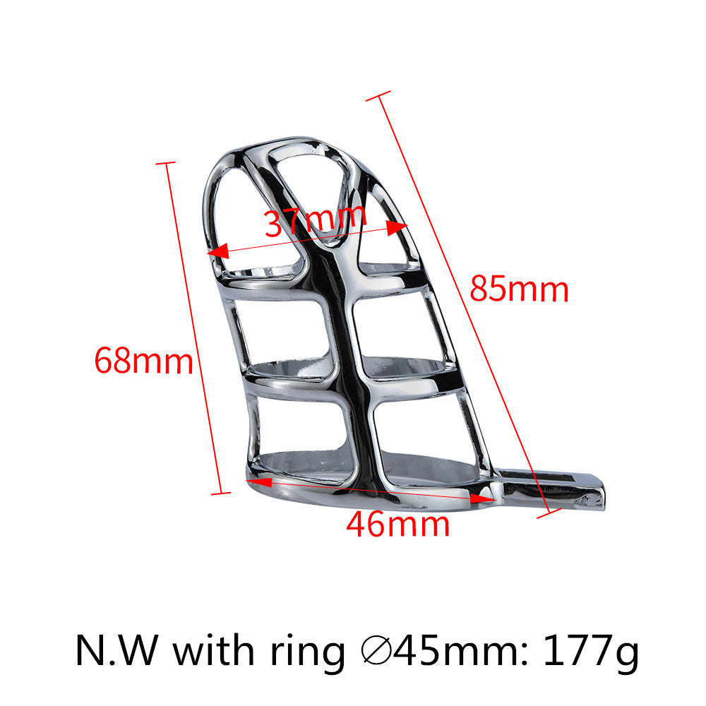 【Chastity Lock】Metal chastity lock penis penis bondage CB6000 birdcage lock sex adult products
