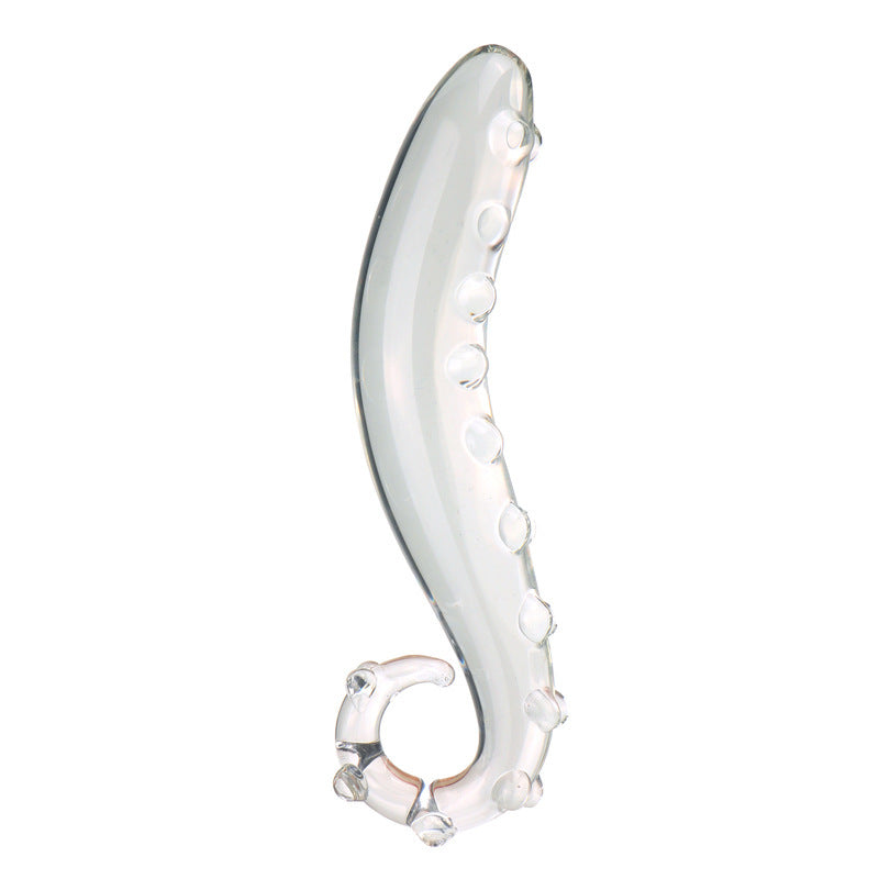 Crystal Mark Manual Crystal Dick Female Backyard Anal Plug Masturbator Glass Rod