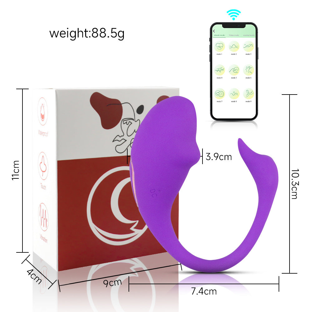 【APP Application】Wholesale of adult products manufacturers, charging APP simulation tadpole jumping egg female masturbator,