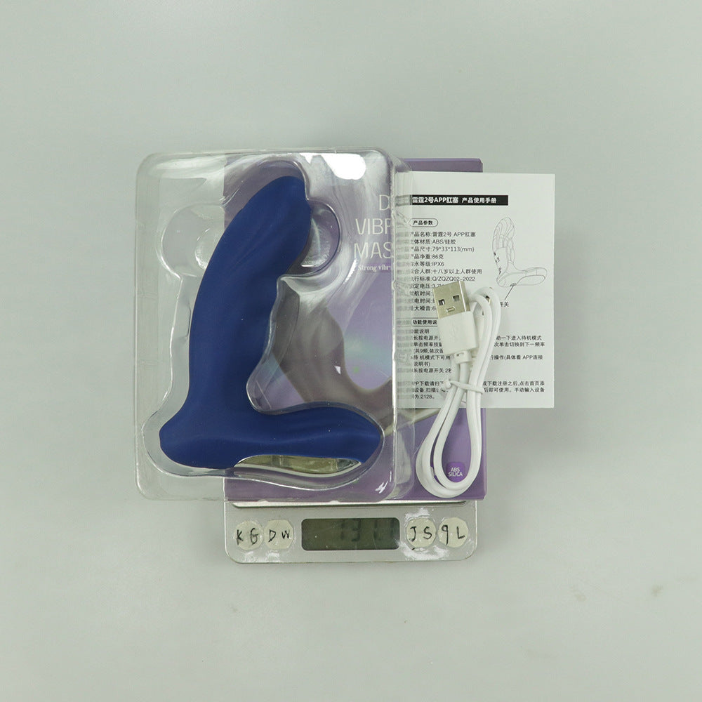 【APP Application】Thunder No. 2 APP Internal and External Double Shock Massager Male and Female Masturbation Backyard Clit G Spot Sex Fun Products Wholesale