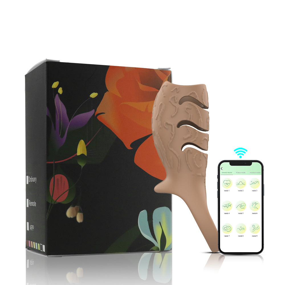 【APP Application】Locking ring vibration cover burst bar app male delay resistance ring husband and wife into the body resonator sex products batch