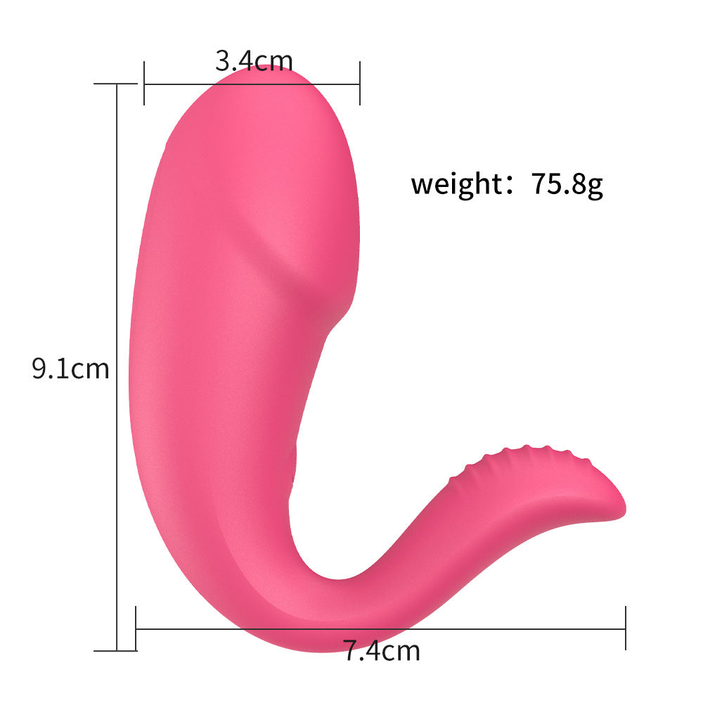 【APP Application】Wholesale of adult products, Ruola APP double shock U-shaped wearing masturbator, women's vibration vibrating egg,