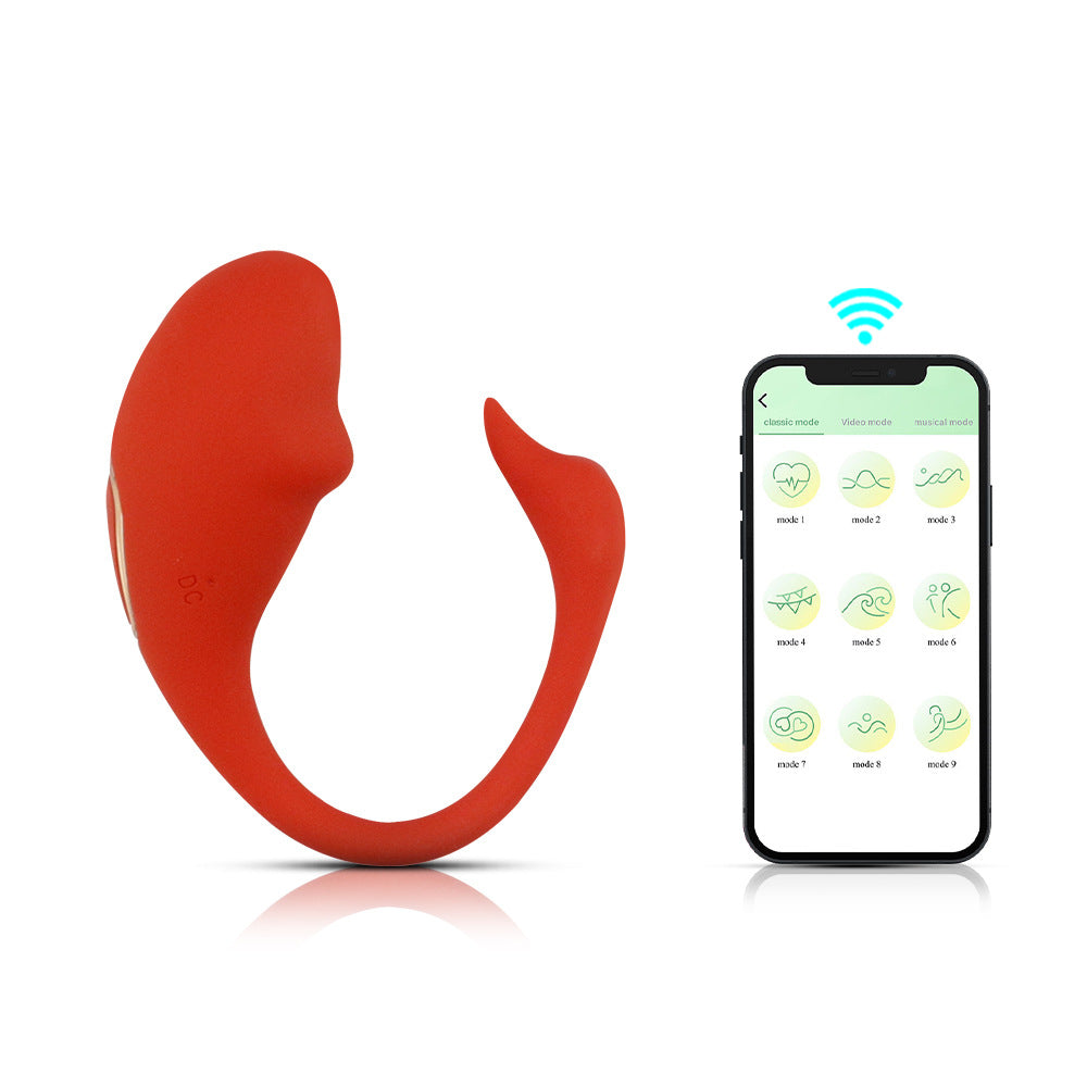 【APP Application】Wholesale of adult products manufacturers, charging APP simulation tadpole jumping egg female masturbator,