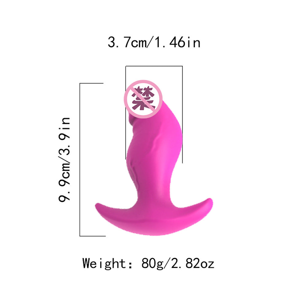 Orissi silicone gradual change anal plug simulation penis G point backyard men and women massage anal dilator sex hair