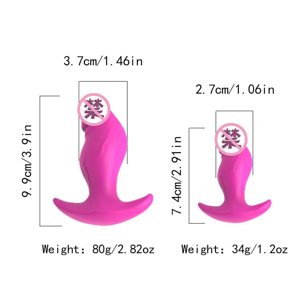 Orissi silicone gradual change anal plug simulation penis G point backyard men and women massage anal dilator sex hair