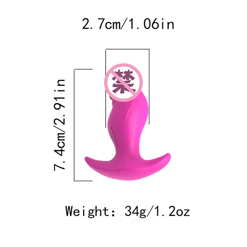 Orissi silicone gradual change anal plug simulation penis G point backyard men and women massage anal dilator sex hair