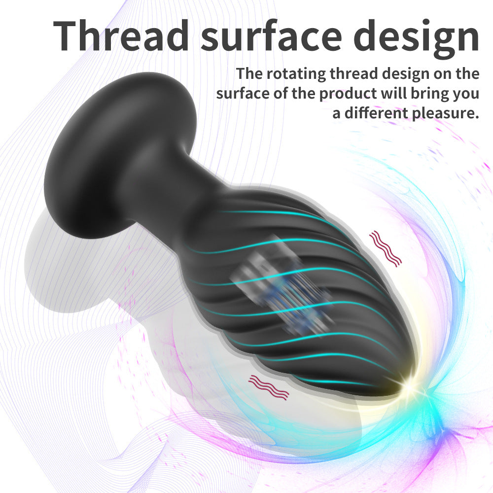 【APP Application】Wholesale from adult products manufacturers, Jila thread charging, wireless remote control APP vibrating backyard silicone anal plug jumping egg