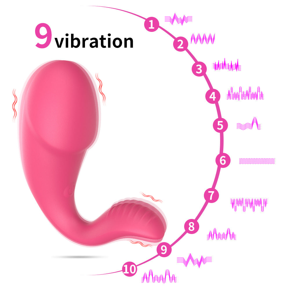 【APP Application】Wholesale of adult products, Ruola APP double shock U-shaped wearing masturbator, women's vibration vibrating egg,
