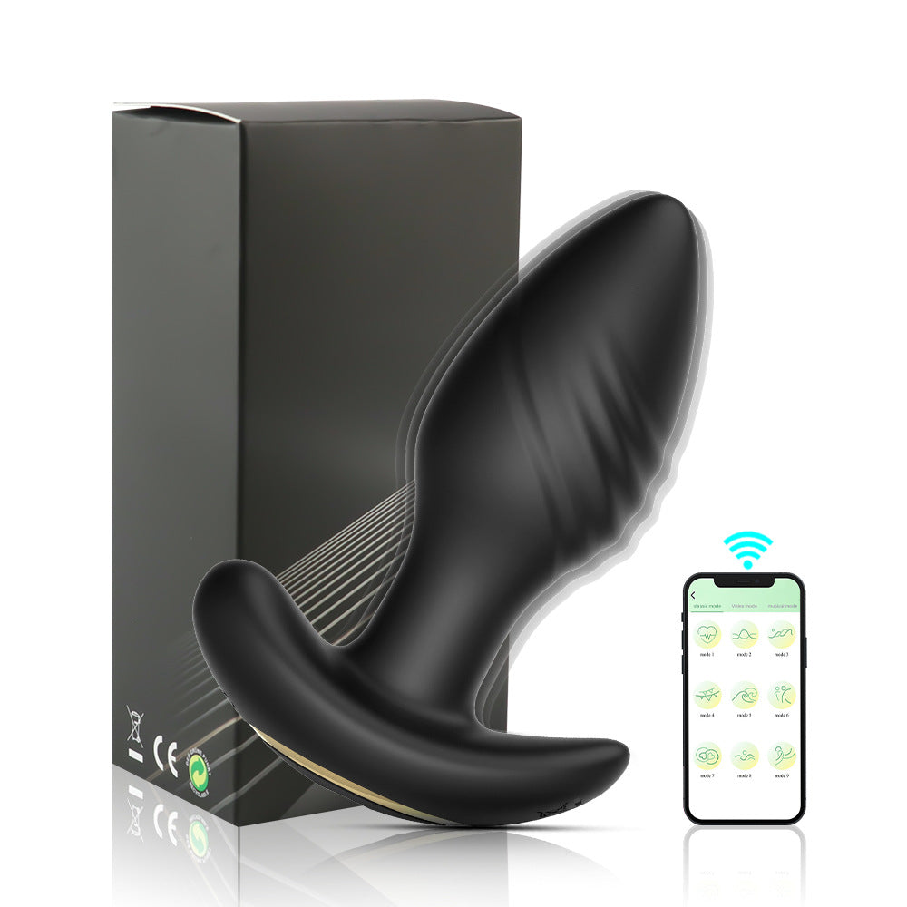 【APP Application】Wholesale of adult products manufacturers Wireless remote control Rotation and twist vibration Anchor type silicone backyard anal plug massager