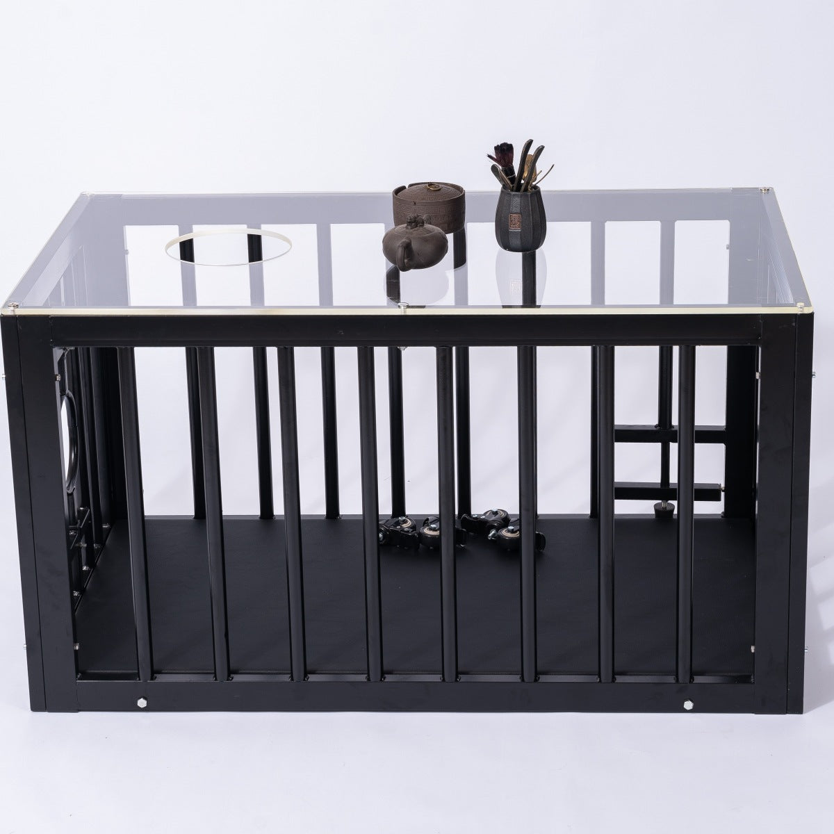 【chastity cages】BDSM iron cage dog cage coffee table dog cage training room props captive sex products bondage training cage
