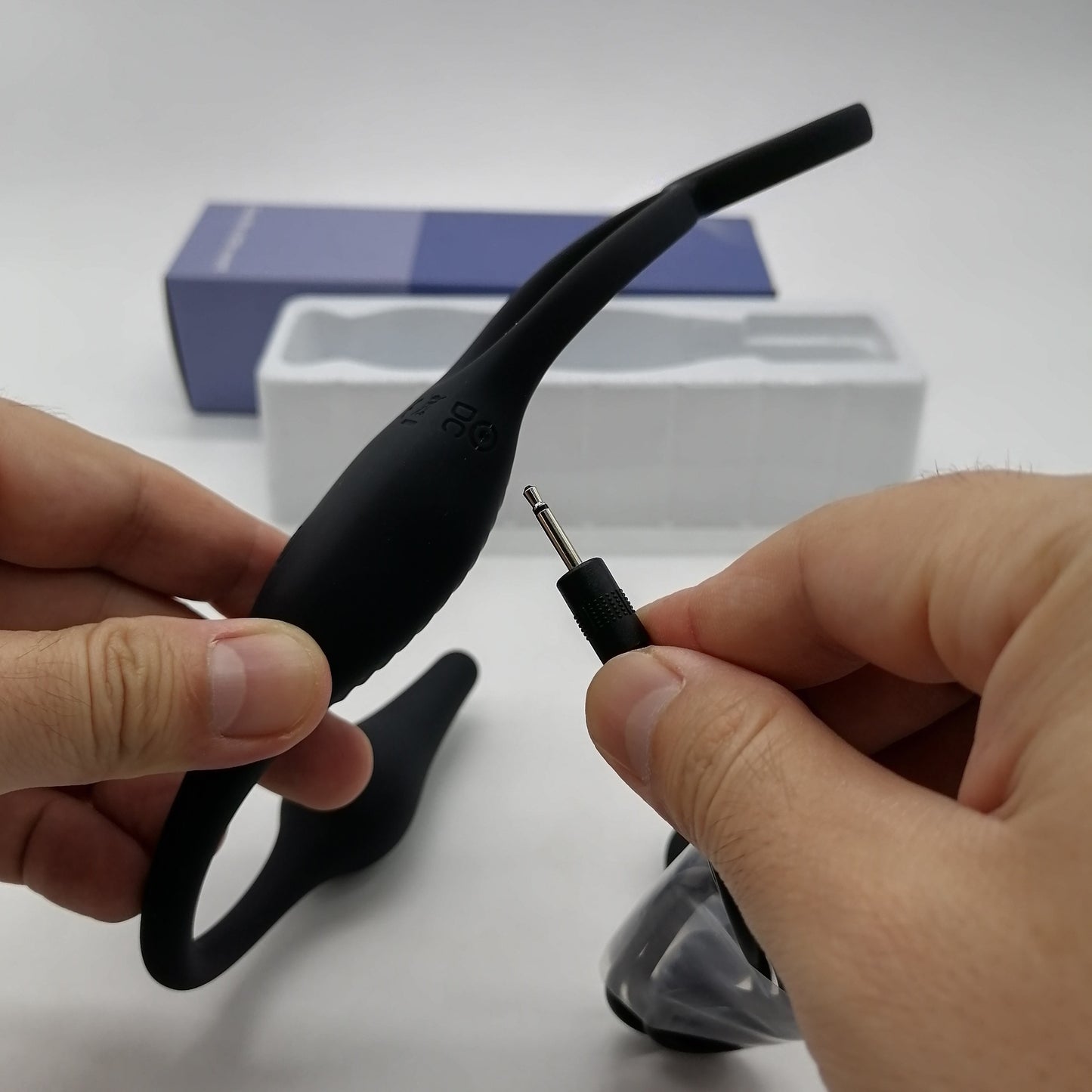 【recommend】Locking ring wearing prostate male and female sympathetic double stimulation massager adult sex toy