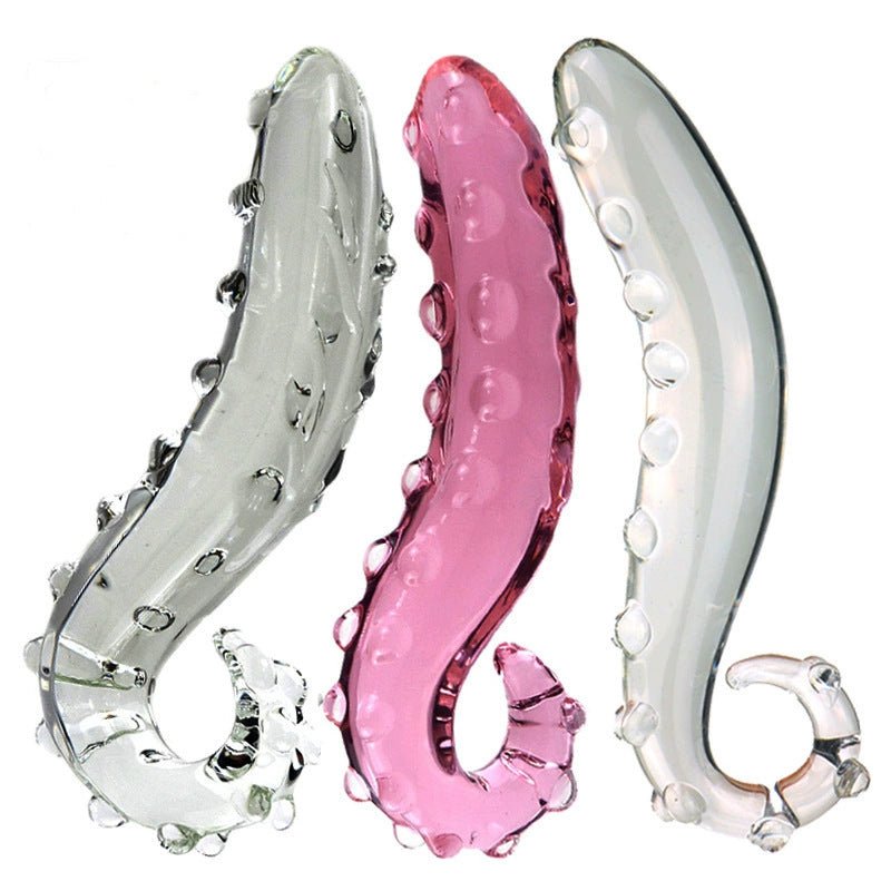 Crystal Mark Manual Crystal Dick Female Backyard Anal Plug Masturbator Glass Rod