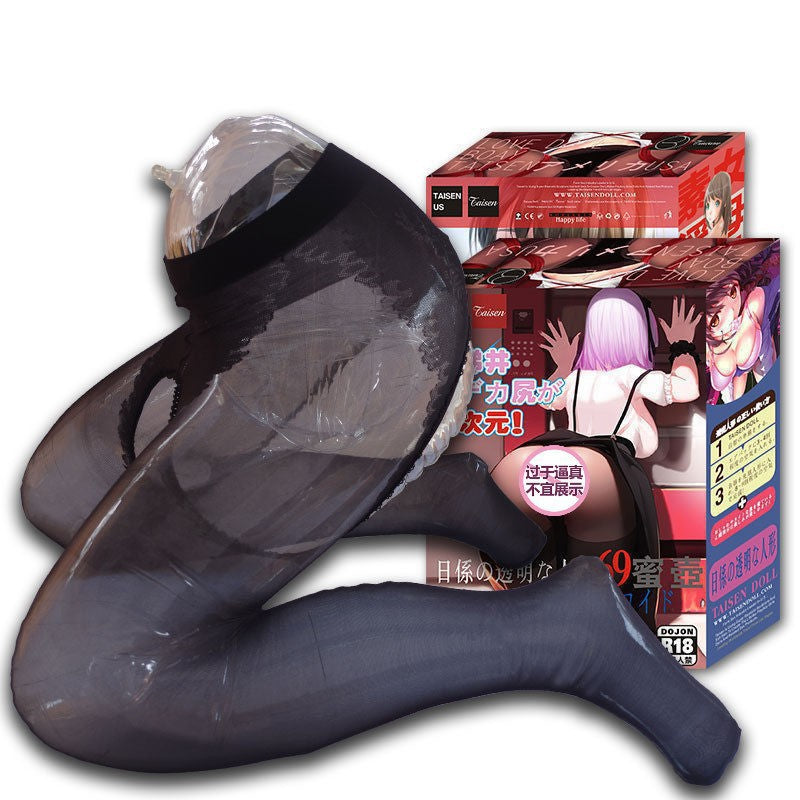 M legs transparent inflatable leather doll men's toys adult sex products inflatable name device gun rack soft glue