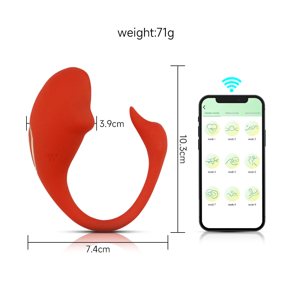 【APP Application】Charging elf APP simulation vibration jumping egg female sex toy masturbator, wholesale of adult products manufacturers