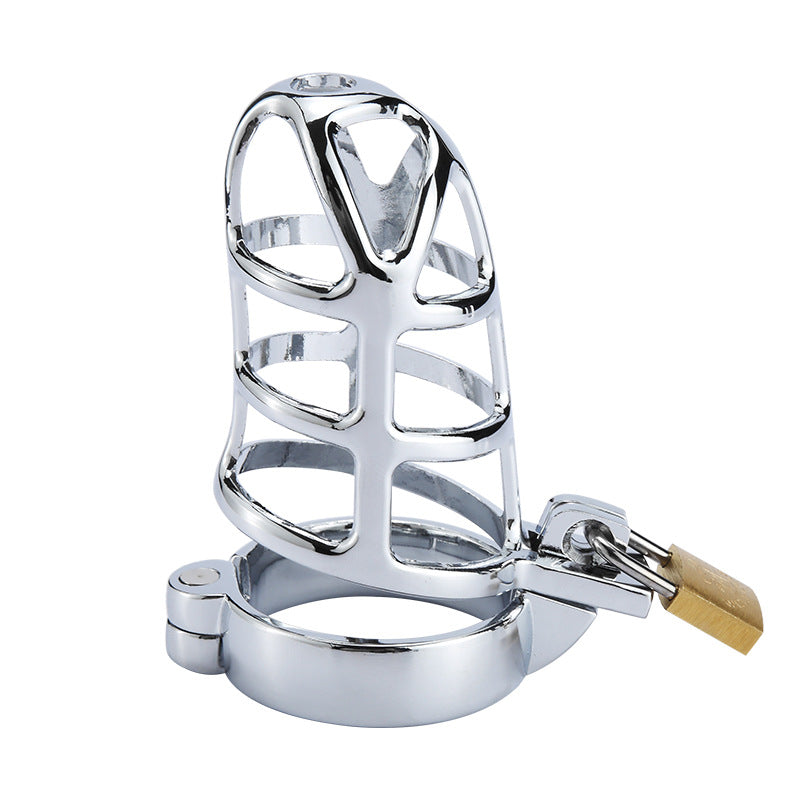 【Chastity Lock】Metal chastity lock penis penis bondage CB6000 birdcage lock sex adult products