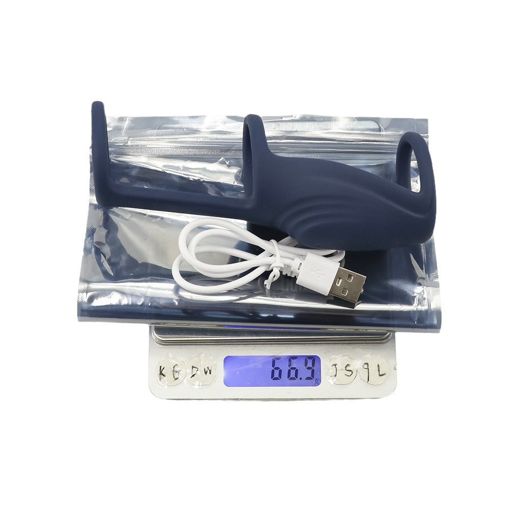 【APP Application】Wholesale of adult products manufacturers, Kevin wireless APP remote control three-ring delay silicone lock fine ring husband and wife products