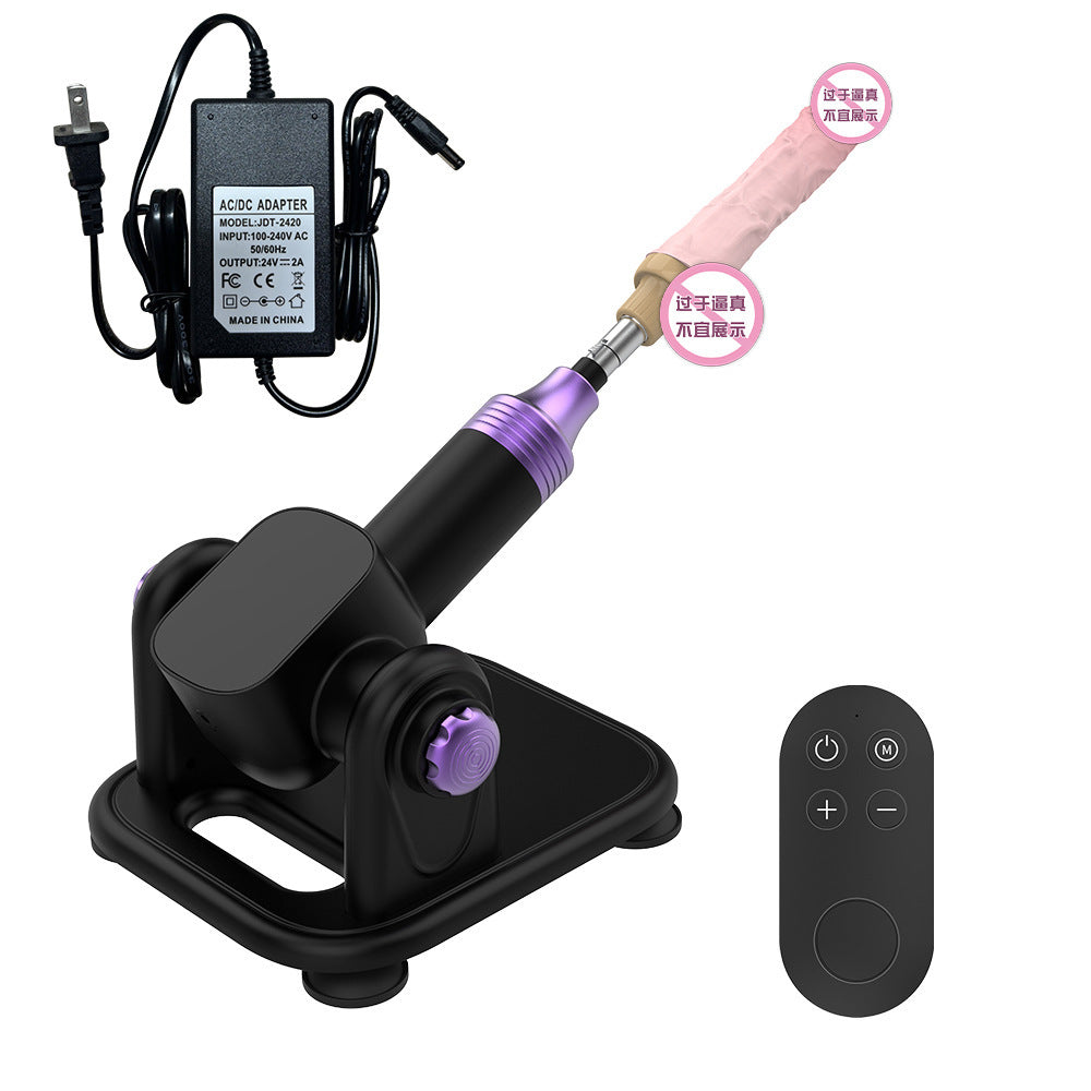 【Masturbation Machine】Fully automatic remote control thrusting and telescopic female high-speed gun machine male aircraft cup gun holder masturbation artifact