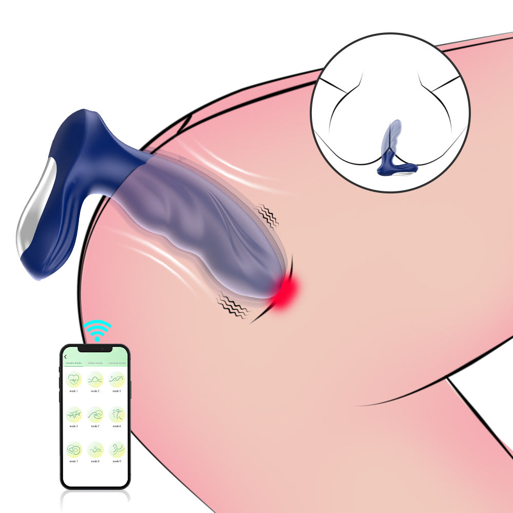 【APP Application】Thunder No. 2 APP Internal and External Double Shock Massager Male and Female Masturbation Backyard Clit G Spot Sex Fun Products Wholesale
