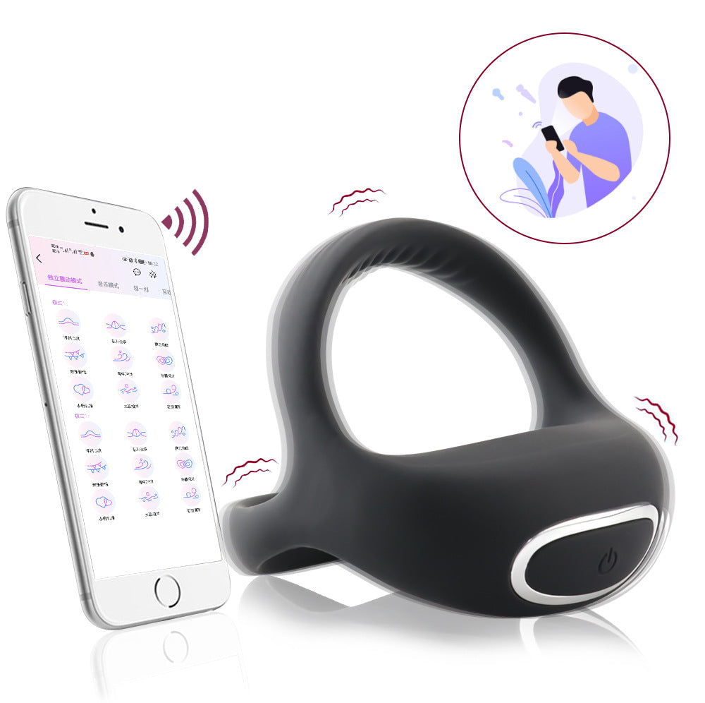 【APP Application】Adult products manufacturers wholesale Liluya three-pronged men's lock fine ring silicone delay ring diamond ring husband and wife products