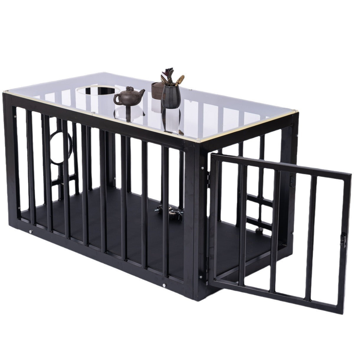 【chastity cages】BDSM iron cage dog cage coffee table dog cage training room props captive sex products bondage training cage