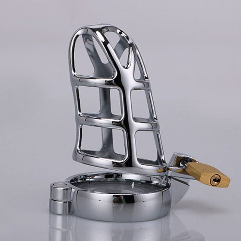 【Chastity Lock】Metal chastity lock penis penis bondage CB6000 birdcage lock sex adult products