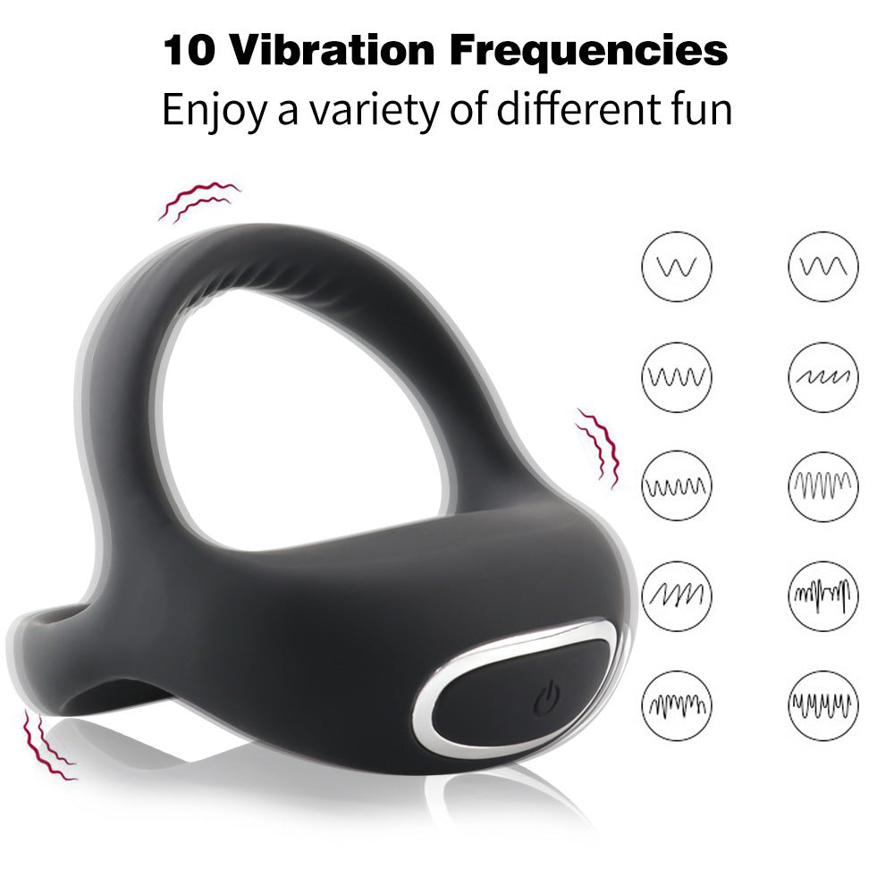 【APP Application】Adult products manufacturers wholesale Liluya three-pronged men's lock fine ring silicone delay ring diamond ring husband and wife products